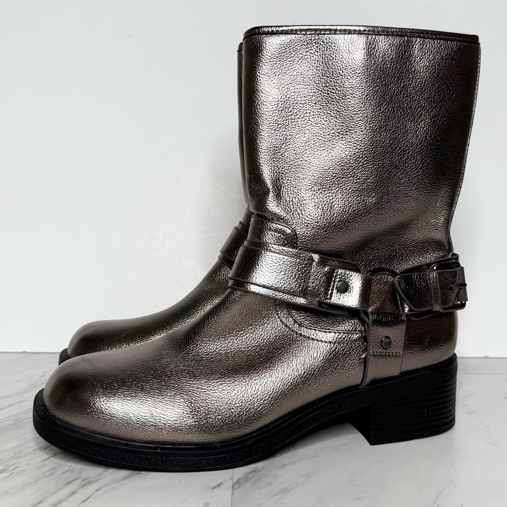 New! DV Dolce Vita Armonda Harness Pewter Boot 8 1/2